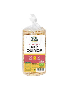 Tortas de maiz con quinoa s/g Bio 120g Sol Natural